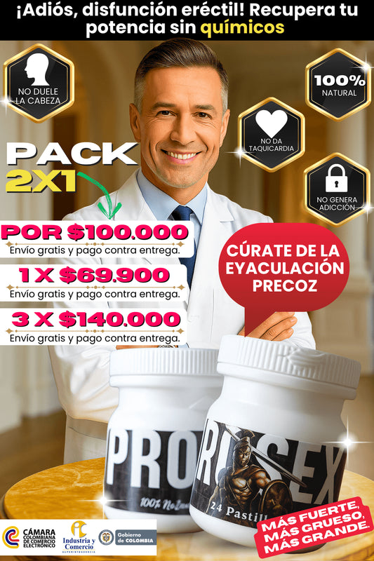 ¡PR0SEX, LA SOLUCIÓN REAL A LAS ERECCIONES FLÁCIDAS!