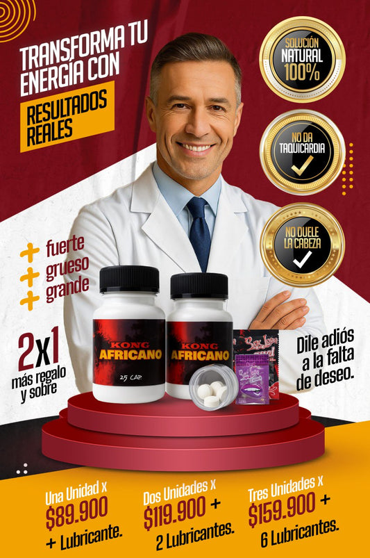 Kong Africano – La solución natural para tus erecciones