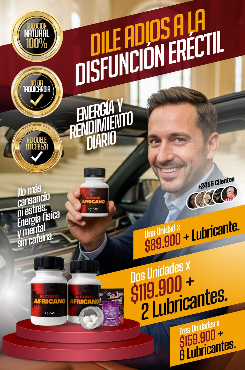 Kong Africano – La solución natural para tus erecciones