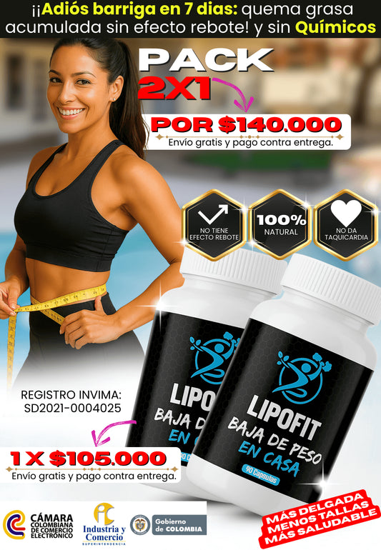 Lipofit – Baja de Peso Naturalmente y Sin Rebote