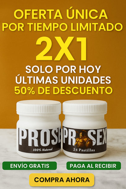¡PR0SEX, LA SOLUCIÓN REAL A LAS ERECCIONES FLÁCIDAS!